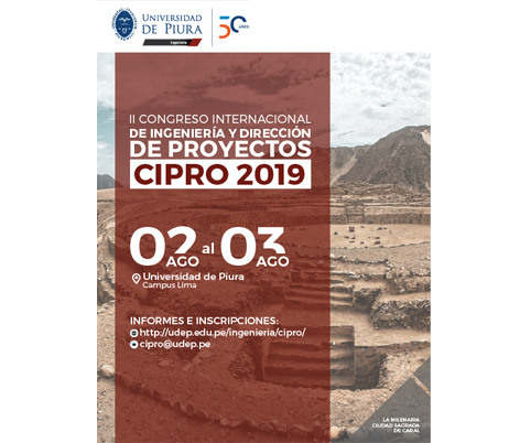 II Congreso Internacional de Ingeniera y Direccin de Proyectos CIPRO 2019