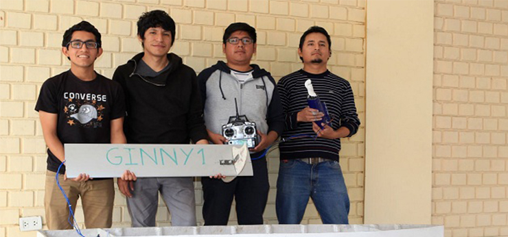 Estudiantes de la UNI construyen dron marino para concurso internacional